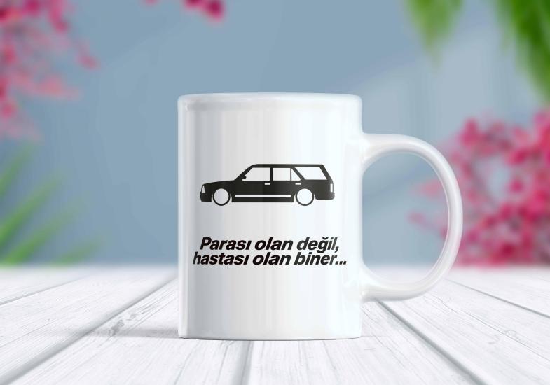 Otomobil Baskılı Kişiselleştirilebilir Kupa Bardak