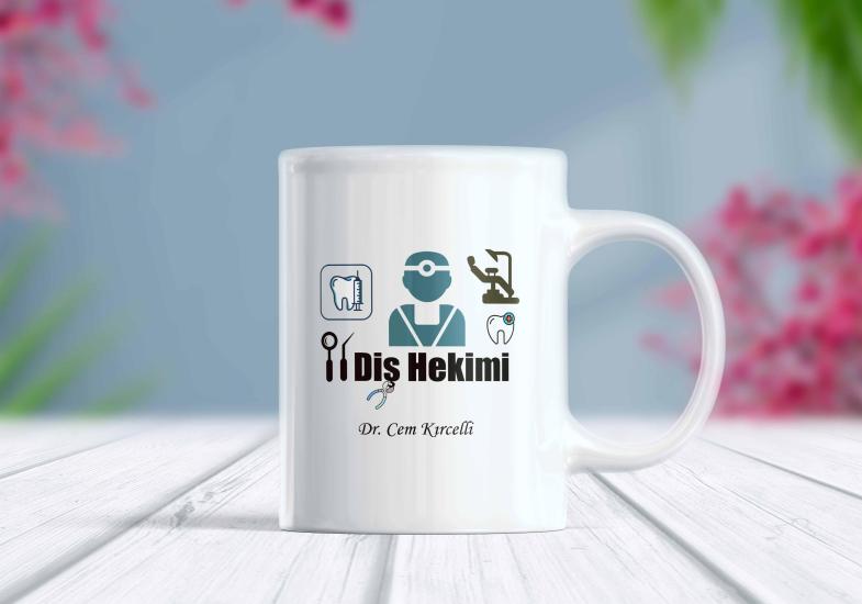 Diş Hekimi Meslek Kupa Bardak