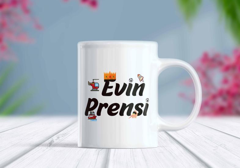 Evin Prensi İsimli Kupa Bardak