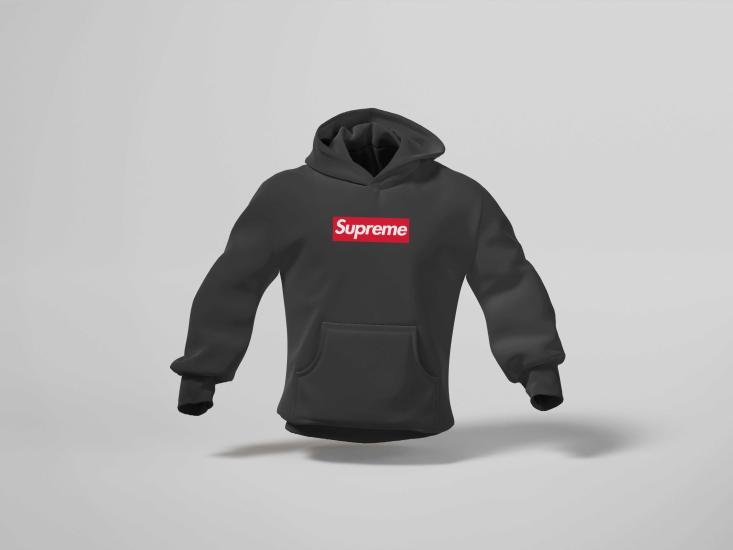 Supreme Komik Yazılı Unisex Hoodie Sweatshirt