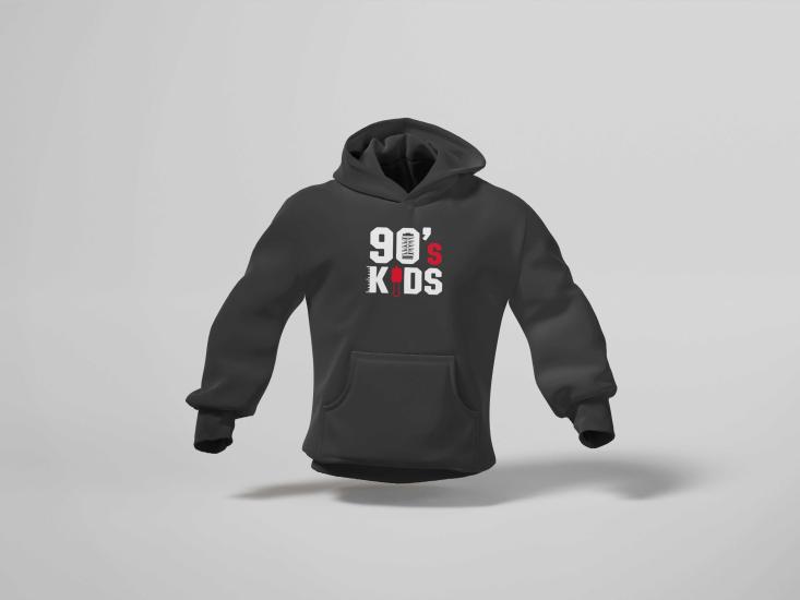 90’S Kids Komik Yazılı Unisex Hoodie Sweatshirt